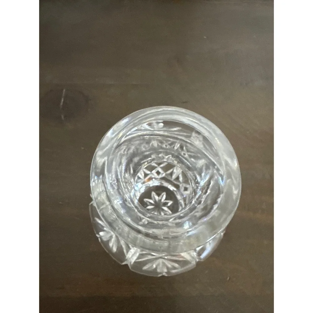 Waterford Crystal Lismore Bud Vase 4 Inch Clear Cut Glass Floral Decor Irish